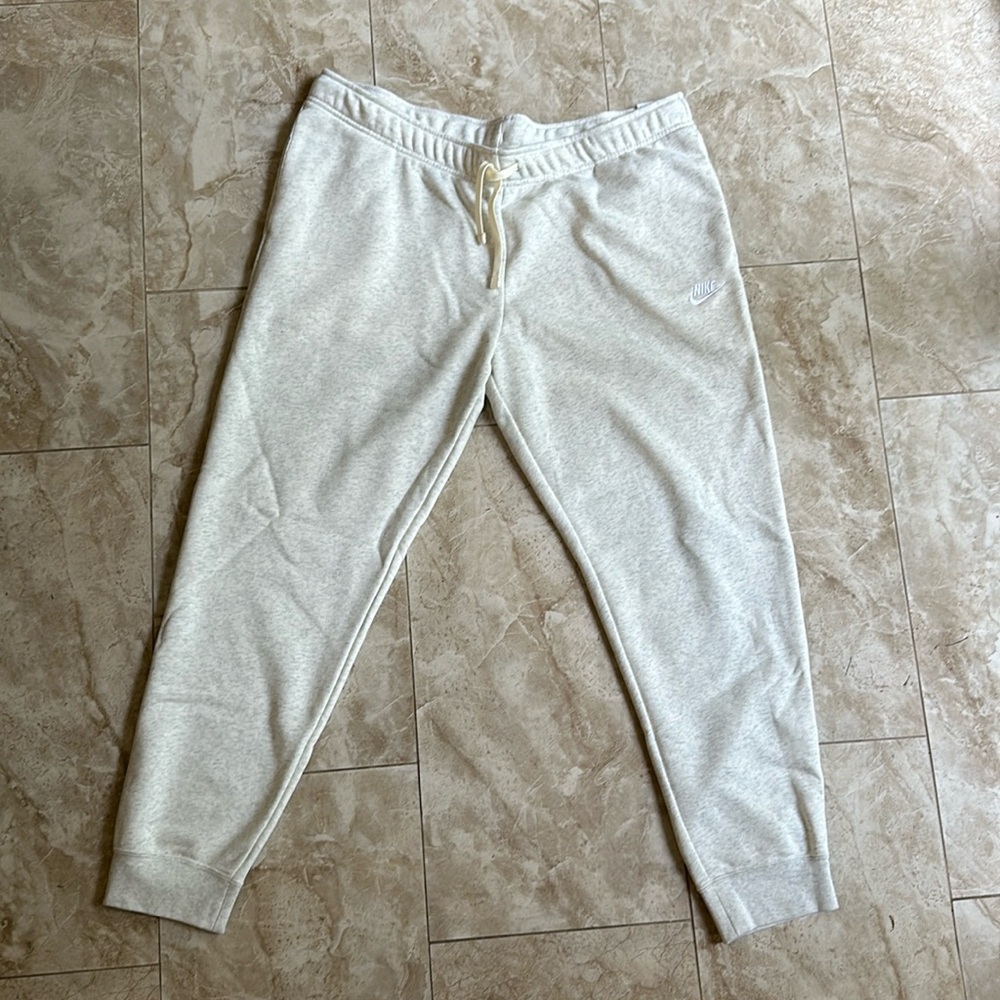 Nike Standard Fit Mid Rise Heather Gray Sweatpants XXL DQ5191-141